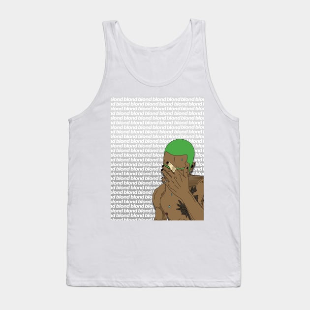 Frank Ocean Blonde Monoprint Tank Top by JamesLoCreative